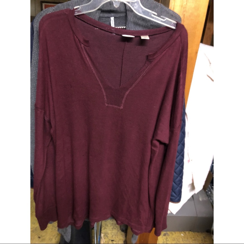 Maroon long sleeve
